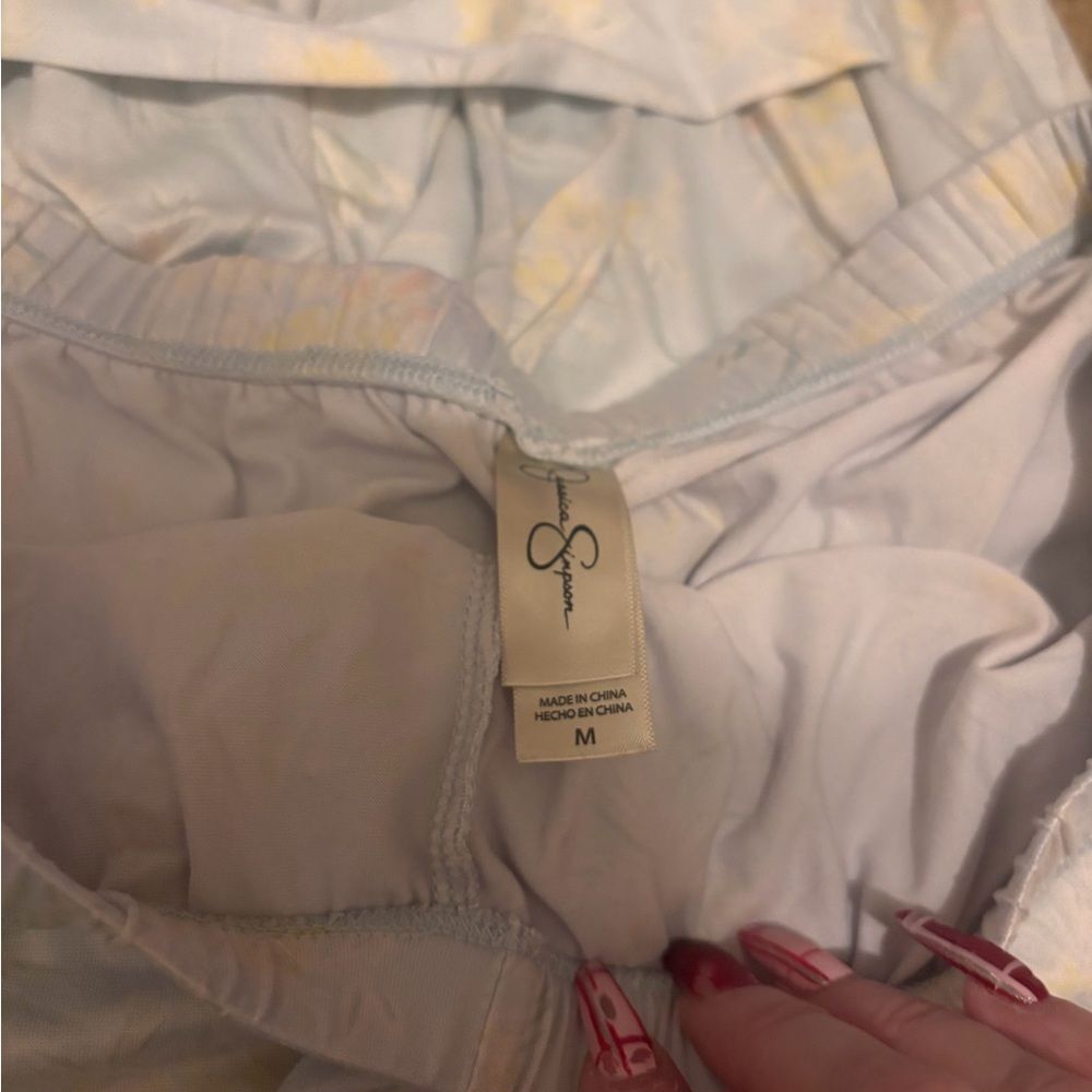 Jessica Simpson Light Blue Floral Robe Set - Picture 3 of 6
